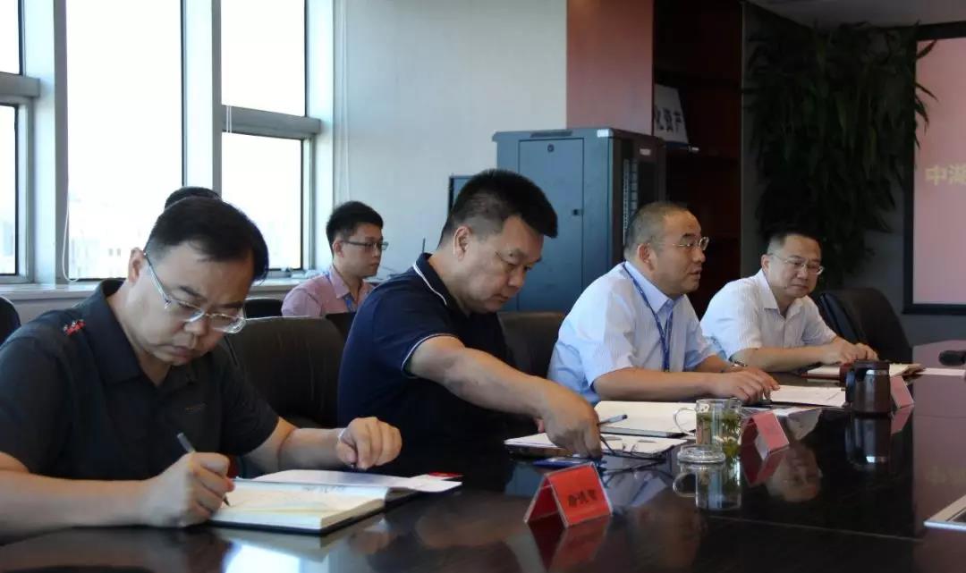 党委书记、总经理李仰景会见高台县刘伟红县长、中湖盐集团林峰总一行