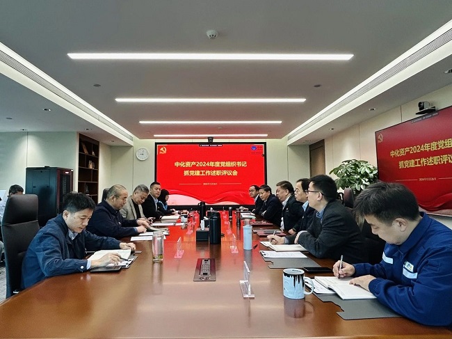 中化资产党委召开2024年度党组织书记抓党建工作述职评议会